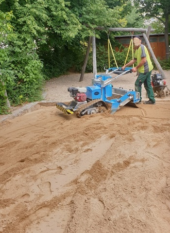 maschinelle Sandreinigung